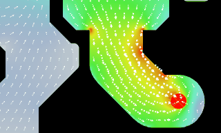 PCBI Physics Simulation Current Flow